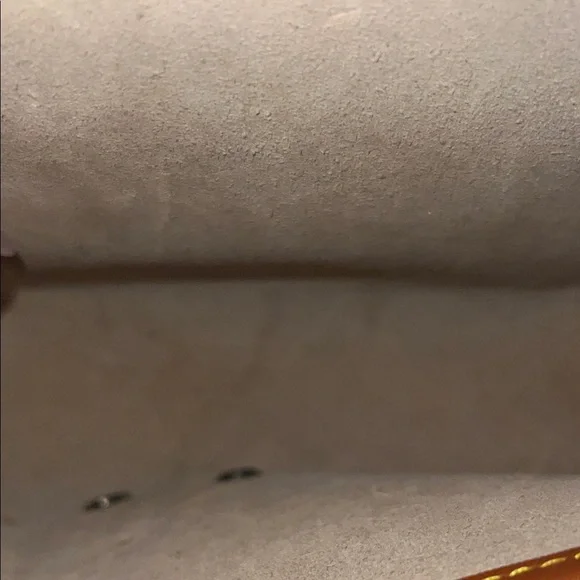 Dooney & Bourke Red and Tan Crossbody Bag - Picture 10 of 14